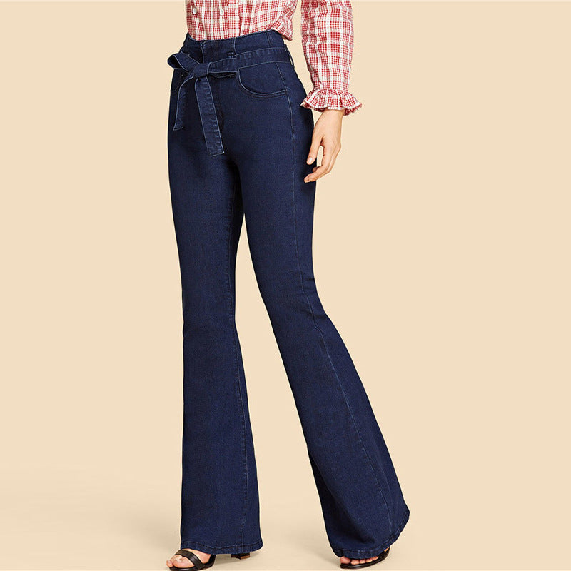 Calça Jeans Wide Leg La Dena