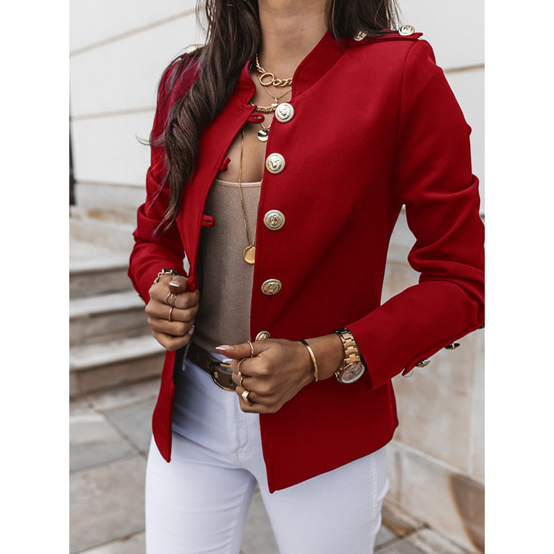 Blazer Feminino Slim Elegante