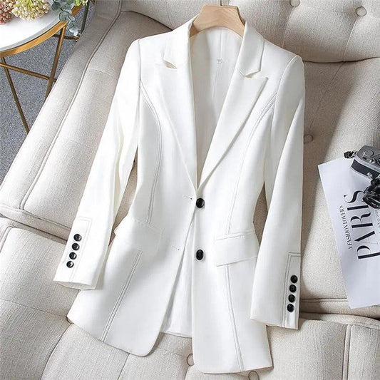 Blazer Feminino Acinturado Casual - Modelo Luxo